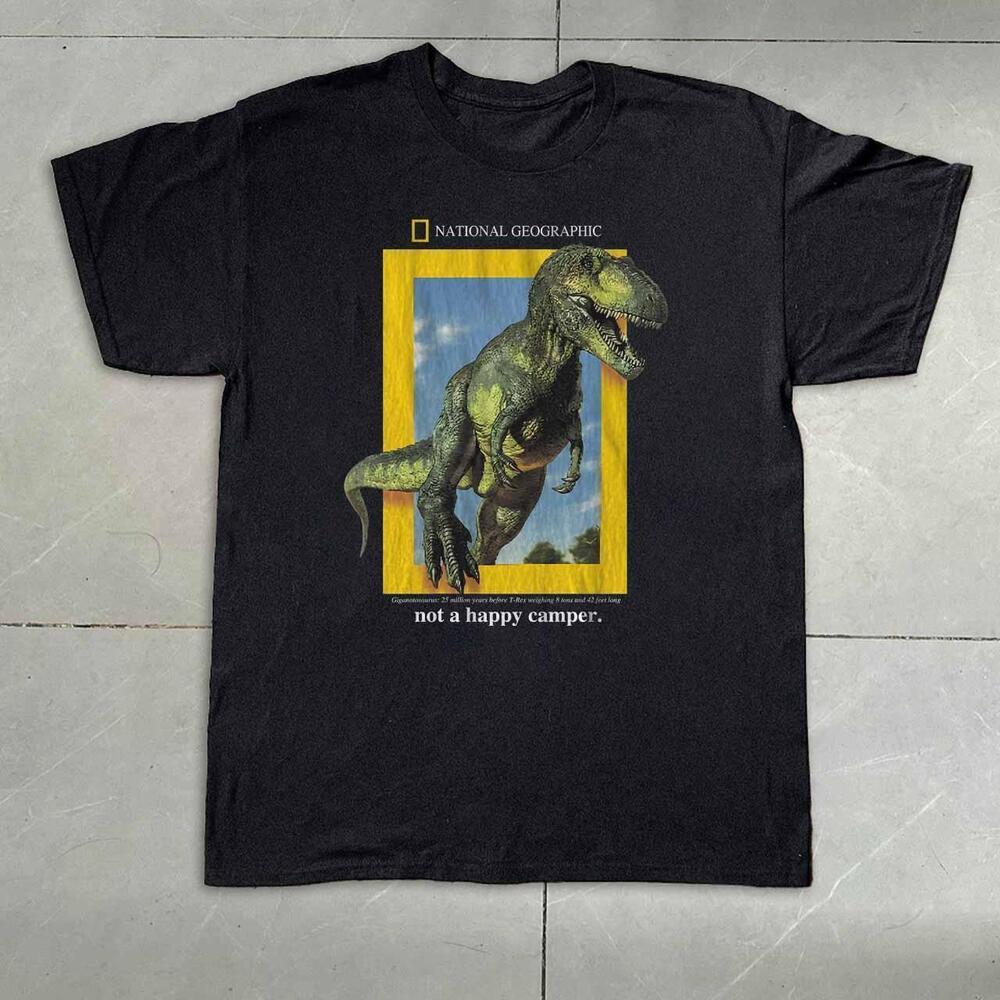 Not A Happy Camper Dinosaur T-Shirt